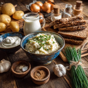 Potato cheese spread
