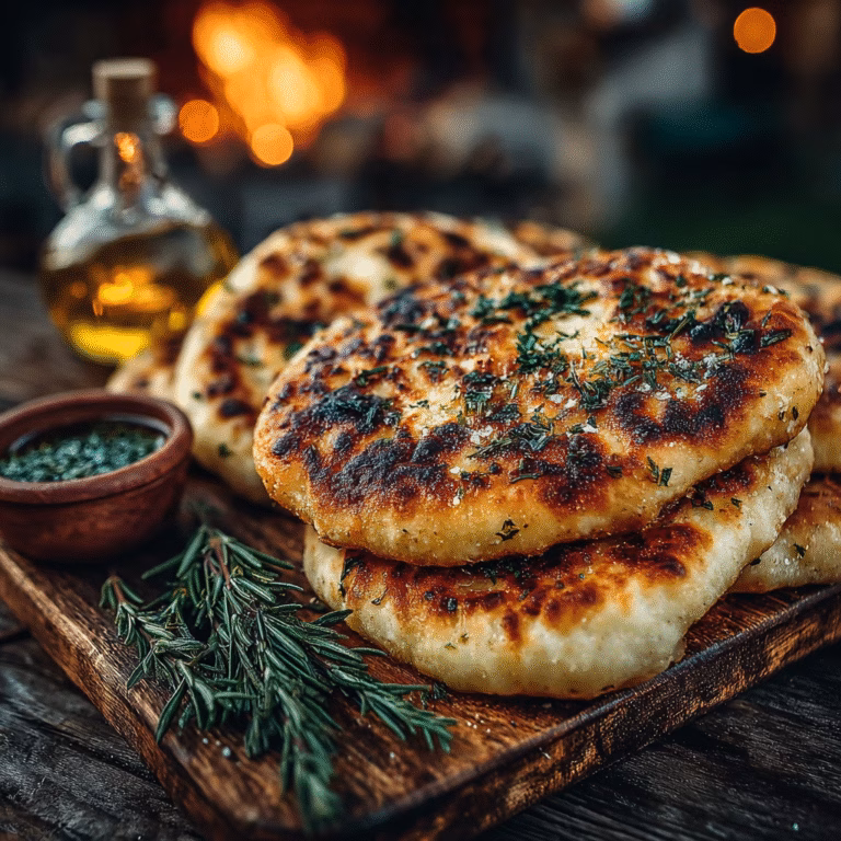 Grilled Flatbread with Rye Flour – Rustic Flavor for Perfect Summer Evenings