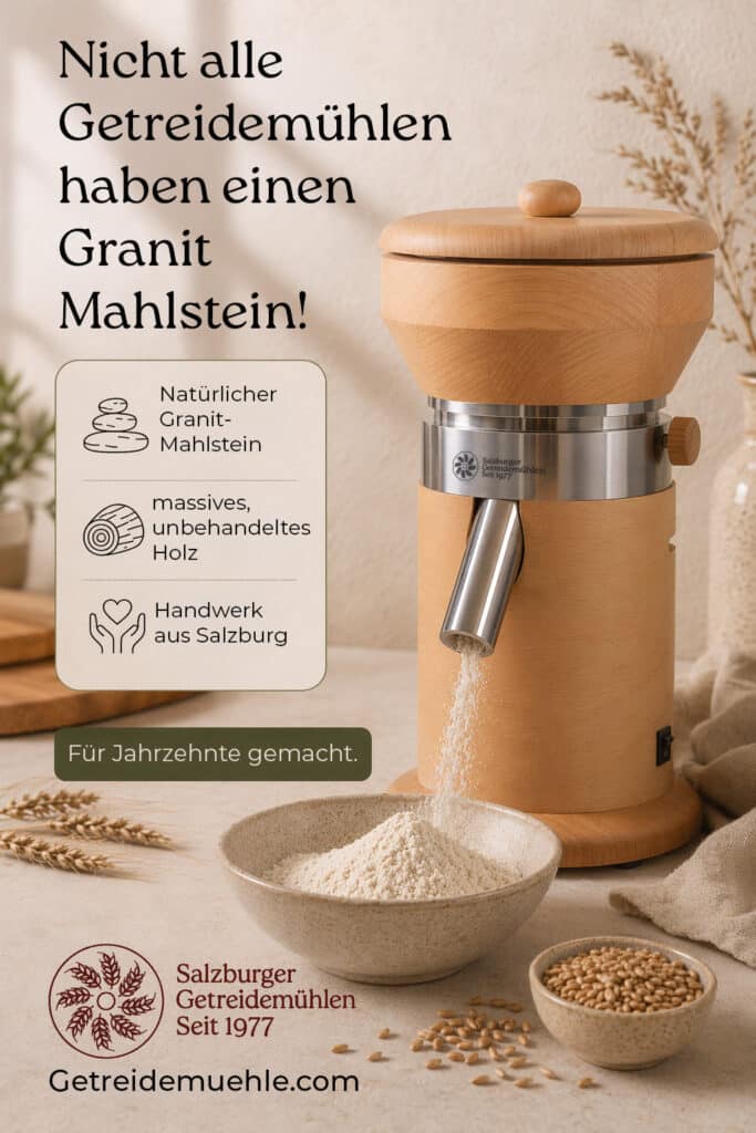 Natürlich mahlen. Bewusst backen. Für Jahrzehnte gemacht.