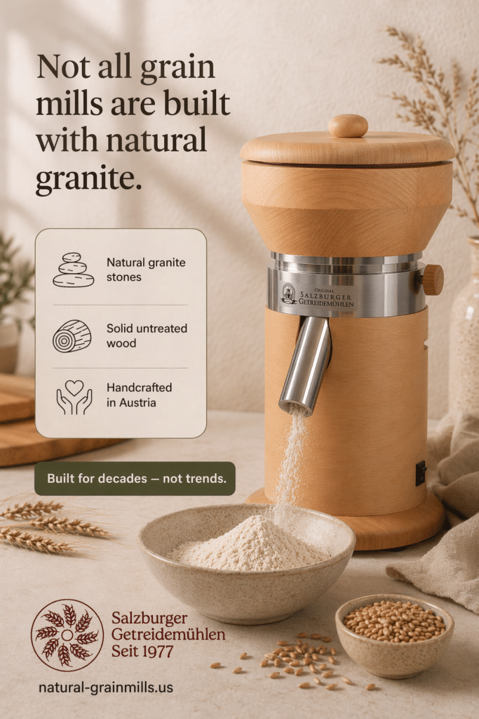 Salzburg Grainmills - Built with Natural Materials. Made for Decades.